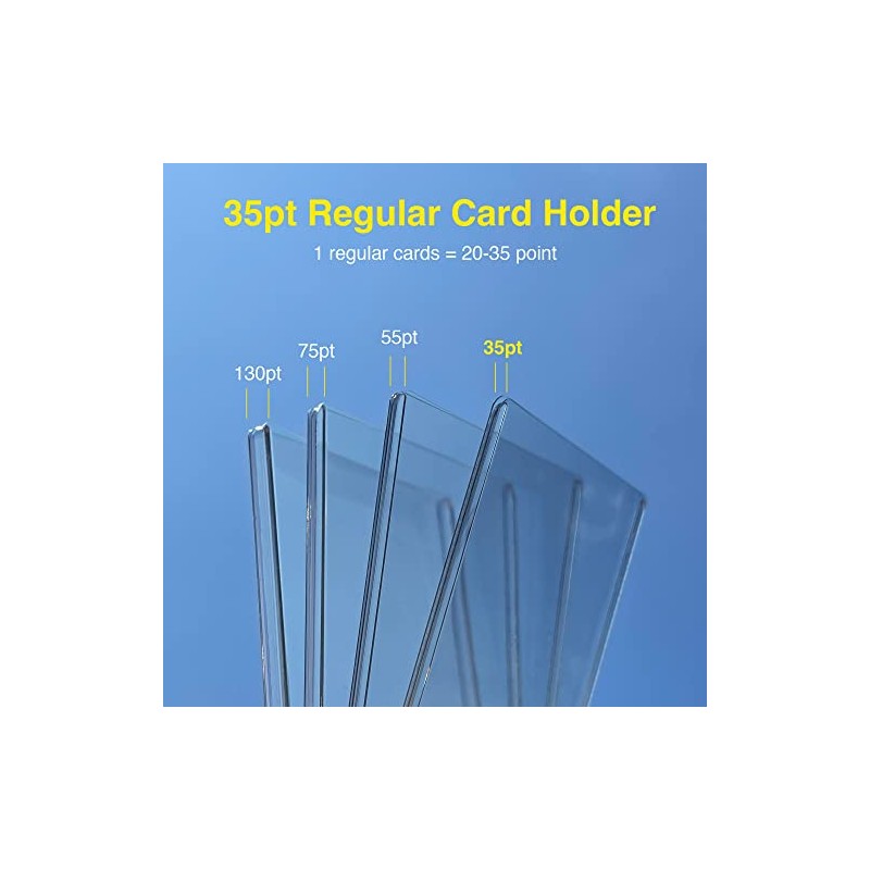 35pt - Cargadores superiores para tarjetas, soporte regular de 3
