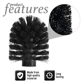 Toilet Brush Replacement Heads for ToiletTree Product Brushes (4)