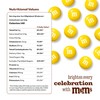 M&M’S WORLD Yellow Milk Chocolate Candy for Birthday Party Favors,