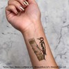 Azeeda 4 x 'Specht auf Baum' Temporäre Tattoos - Wasserfest,