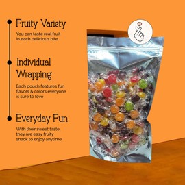 SweetBlissMix Assorted Hard Candy – Individually Wrapped Tropical Fruit Flavored Candy (8 oz, 42 Pcs) – Classic Old-Fashioned Bulk Candy for Parties & Gifts