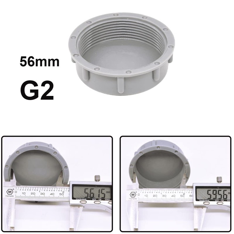 Qrity Pack of 2 Kitchen Sink Drain Pipe Sealing Cap