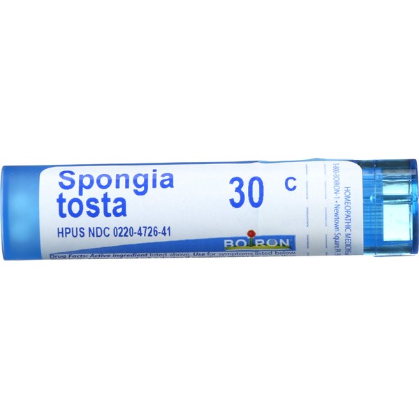 Boiron, Spongia Tosta 30c Multi Dose Tube, 80 Count