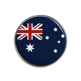 Australian Flag Golf Ball Marker - Premium Golf Marker for Putting Green | Unique Golf Ball Marker for Men & Women – Ballmarker Golf Gift for Alignment & Style, 1" Wide
