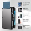 umoven Wallet for Men - with Money Clip Slim Leather