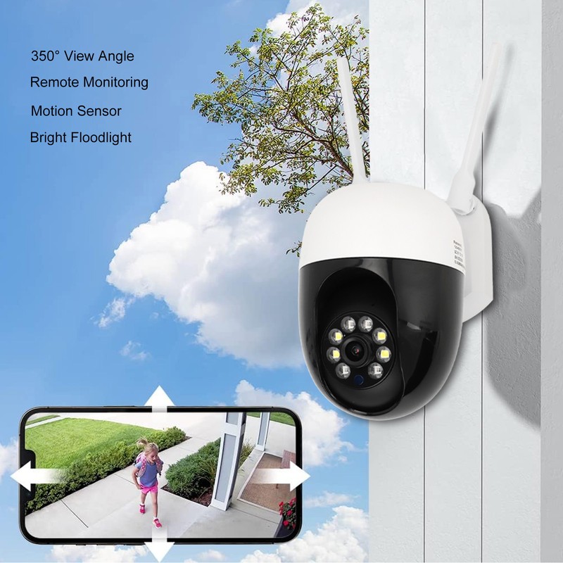 Wireless Camera 1080P Motion Sensor Night Vision 2 Way Audio