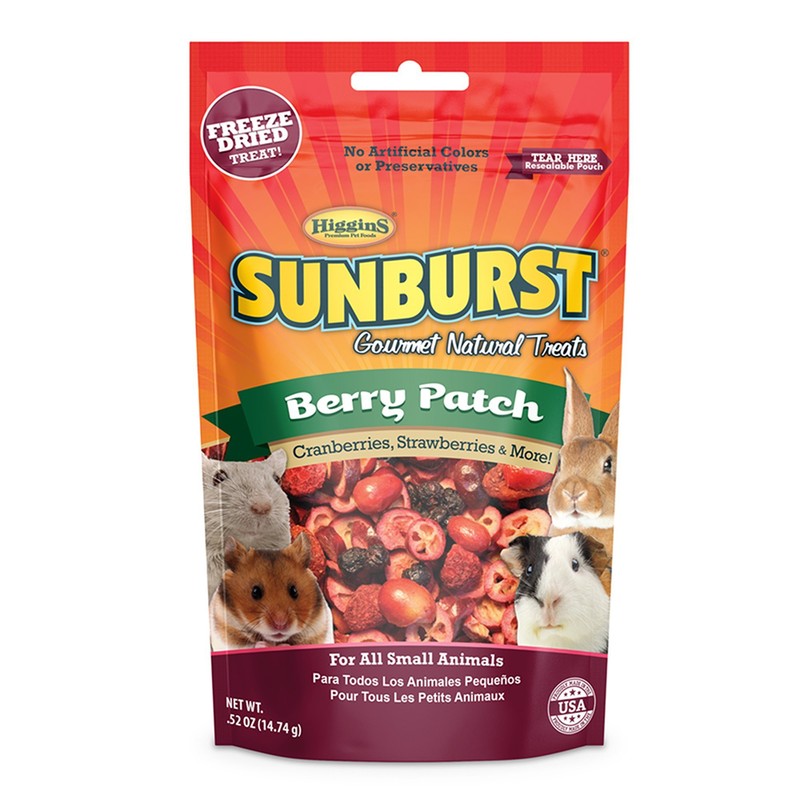 Higgins Sunburst Gourmet Natural Treats - Berry Patch, 0.52 oz