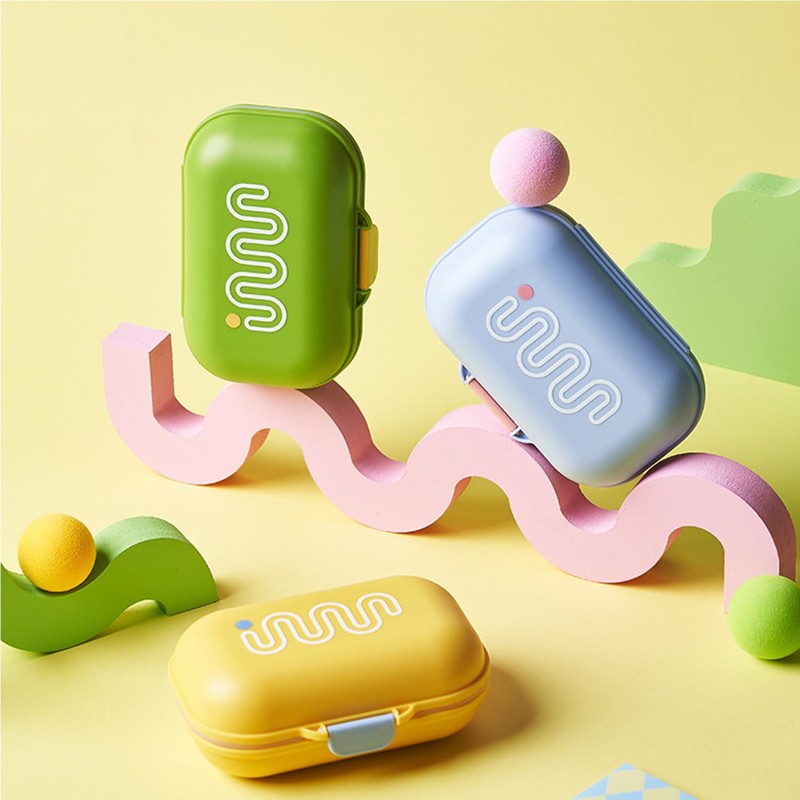 SIXHAOBU 3 x Soap Box Travel Set Pronounced Soap Case
