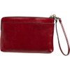 Patricia Nash Varone Leather Wristlet Purse, Ruby Red, Gift Box
