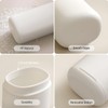Portable Toothbrush Travel Case with Cup Lid & Detachable Bottom,