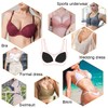 TopBine Bra Pads Inserts (2 Beige D/E+2 Black D/E, D/E)