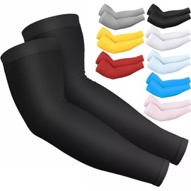 Venbytech for UV Sun Protection Compression Arm Sleeves for Men Women Cooling Athletic Sleeves