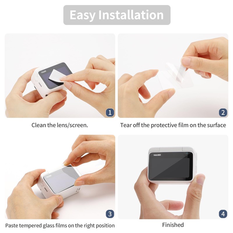 ZJRXM Lens Protector for Insta360 Go 3, Pack of 2