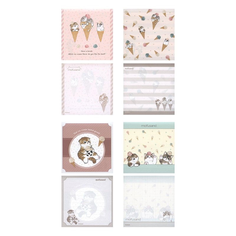 Sunstar Stationery Mofusand Memo Square Ice S2839067