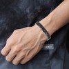 Magnetisches Armbandï¼Herren Magnetarmband, Titan Stahl Magnettherapie Armband, Voll Magnetisches Armband