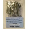 Pack of 20 Metal Deep Pinch Pleat Prong Curtain Hooks
