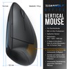 Titanwolf - Maus Vertikal Wireless - ergonomische Funk Vertikalmaus 2,4