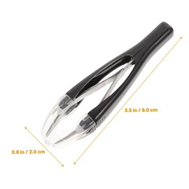 Beavorty 4pcs Automatic Retractable Eyebrow Tweezers for Precision Facial Hair Removal Compact Design for Travel and Everyday Use Color Random