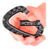 EDC Set 4 Mosquetones Tactico Clip Gancho Equipo Camping Molle