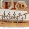 Ultra-Shear Chamfer Router Bit 5 Piece Set, 1/4 Shank, 2
