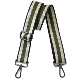 LoZoDo Purse Strap Gunmetal Hardware Crossbody Straps for Purses Wide Shoulder Strap Adjustable Replacementor Shoulder Bags, Canvas Tote Handbags…