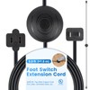 Hohnnyreet Foot Switch 5.9FT Extension Cord with On/Off Switch, AWG18