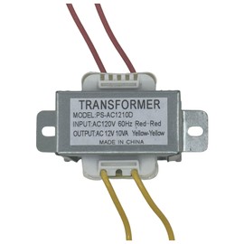 WUYELIN AC/AC Power Transformer, 120V 60Hz to 12V 10VA, Single Phase, for Lighting, Audio, and Small Power Supplies