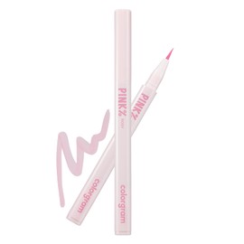 COLORGRAM Shade Re-Forming Brush Liner 04 Pink | Silky-Smooth Soft Long-Lasting Eyeliner, Point Eye Makeup, Smudgeproof, All Day Wear Party Makeup