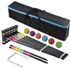 DealKits [6 Players] Premium Croquet Set 35'' for Families, Croquet