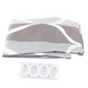 Shower Curtain Simple Water Drop Pattern Thickened Polyester Water Resistant
