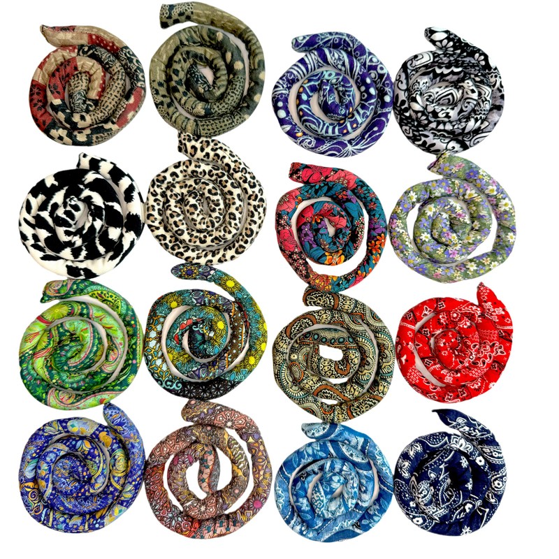 Handmade Spiral Lock Hair Tie Bendable Loc Tie Dreadlock Accessory