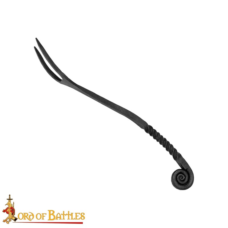 Lord Of Battles Medieval Iron Pot Fork - 10 Inch-Long