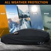 WMCHEYI Car Cover Waterproof All Weather,6 Layers Car Covers for