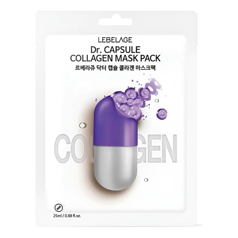 Mascarilla Antiarrugas De Colgeno Coreana 1 Caja (10 Pz) Mixta