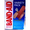 Band-Aid Brand Adhesive Bandages Variety Pack 30 Assorted Sizes Box Damage