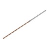 sourcing map Spiral Drill Bit 2.2 mm Titanium Coating Solid