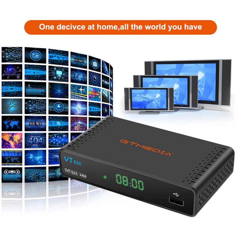 GTMEDIA V7 S5X DVB-S/S2/S2X Signal Receiver H.265 Decoder Set Top