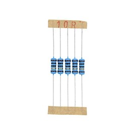 HUABAN 100 Pieces 1 Watts 1W 10R 10 Ohm 1% Metal Film Resistor