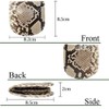 Berkut Diamond Python Snake Leather Coin Purse, Coin Case, Compact,
