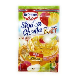 Dr.Oetker Kisiel Slodka Chwila Hot Jelly Dessert: APPLE PEAR Pack of 5