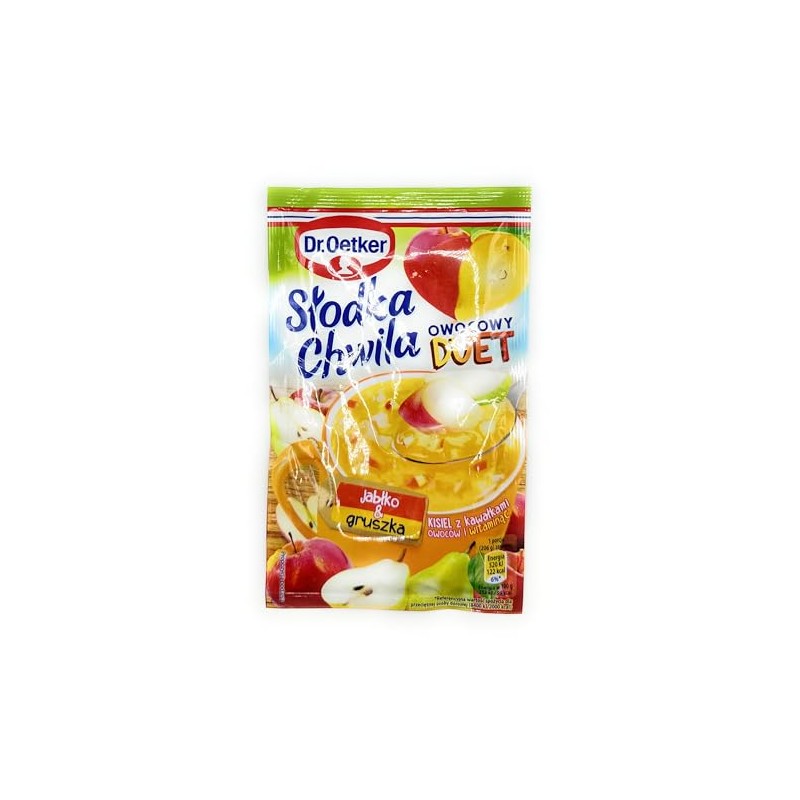 Dr.Oetker Kisiel Slodka Chwila Hot Jelly Dessert: APPLE PEAR Pack