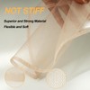 BEEOS 4x4 Transparent Lace for Wig Making, 5 Pieces Lace