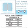 Estelar Textiler White 100% Blackout Curtains 72 Inch Length 2