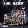 ROKR Marble Run Electric Model Toys Marble Spaceport Wooden 3D