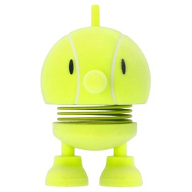 Hoptimist Tennis Bumble, Tennis Accessories, Decoration & Lucky Charm, Funny Gadget or Gift for Tennis Lovers & Fans, Height 7.6 cm, Diameter 5.8 cm