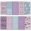 Folia Relief Sticker 1212 Peel-Off Stickers 10 Sheets