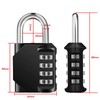 Combination Padlocks 4 Digit Locker Padlocks, Waterproof Padlocks 4 Digit