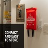 Wamoma Fire Suppression Blanket with Hooks - Waterproof, Oil-Resistant, Fiberglass