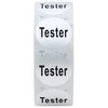 Hycodest 500 Pieces Silver Tester Stickers 20mm Round Small Dot