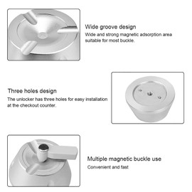 Mall Clothes Anti Theft Remover, Golf Tag Magnet Remover, Security Tag Unlocker, Magnetic Release Buckle, Device 12000GS